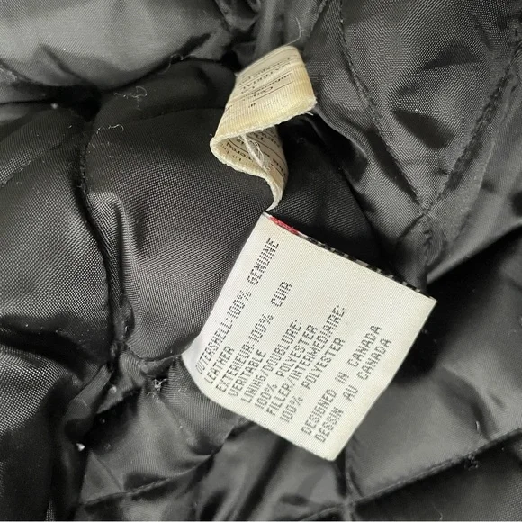 Vintage Leather Bomber Jacket - Picture 8 of 8